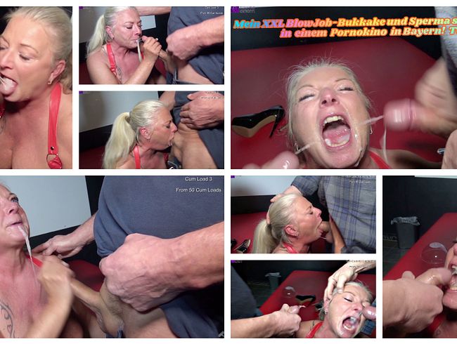 Mein XXL BlowJob-Bukkake und Sperma schluck Event in einem Pornokino in Bayern! Teil 2