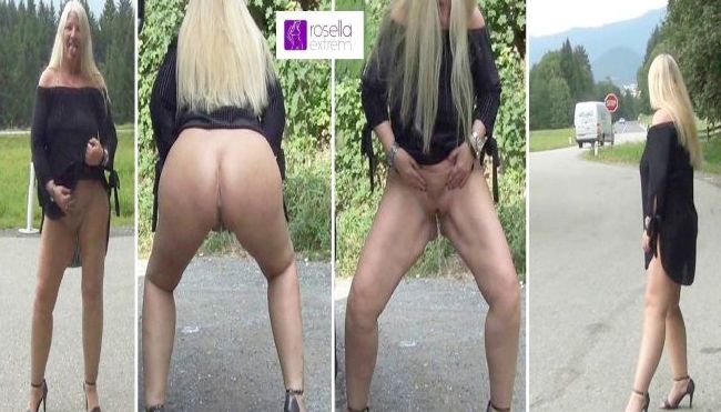 Mega-XXL-Public pissen in Tirol!