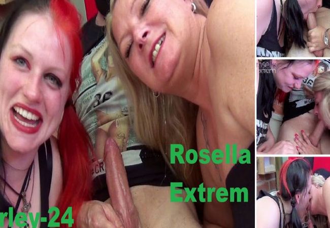 Teeny und Milf verpassen einem User einen Gagging Deepthroat  bis zum abspritzen!